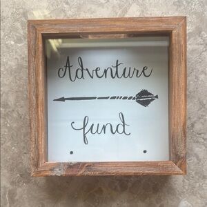 Rustic Brown Adventure Fund Shadow Box